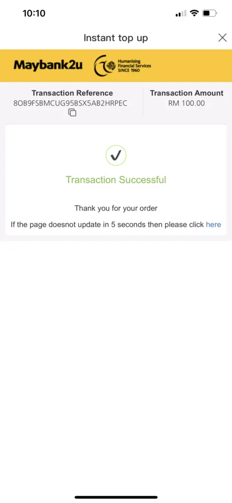 Winbox Instant Top Up Step 6