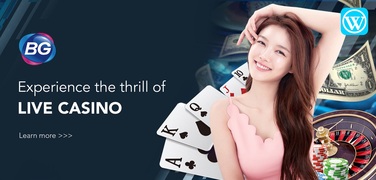Register and login Winbox to play Live Casino with BG Gaming