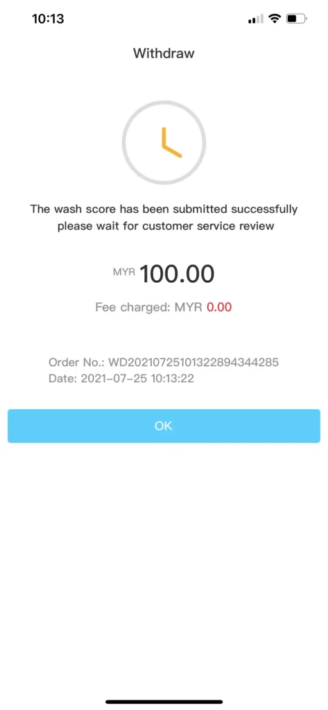 Winbox Withdrawal method step 4