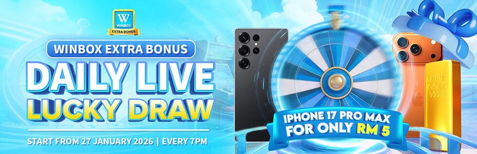 daily live lucky draw banner