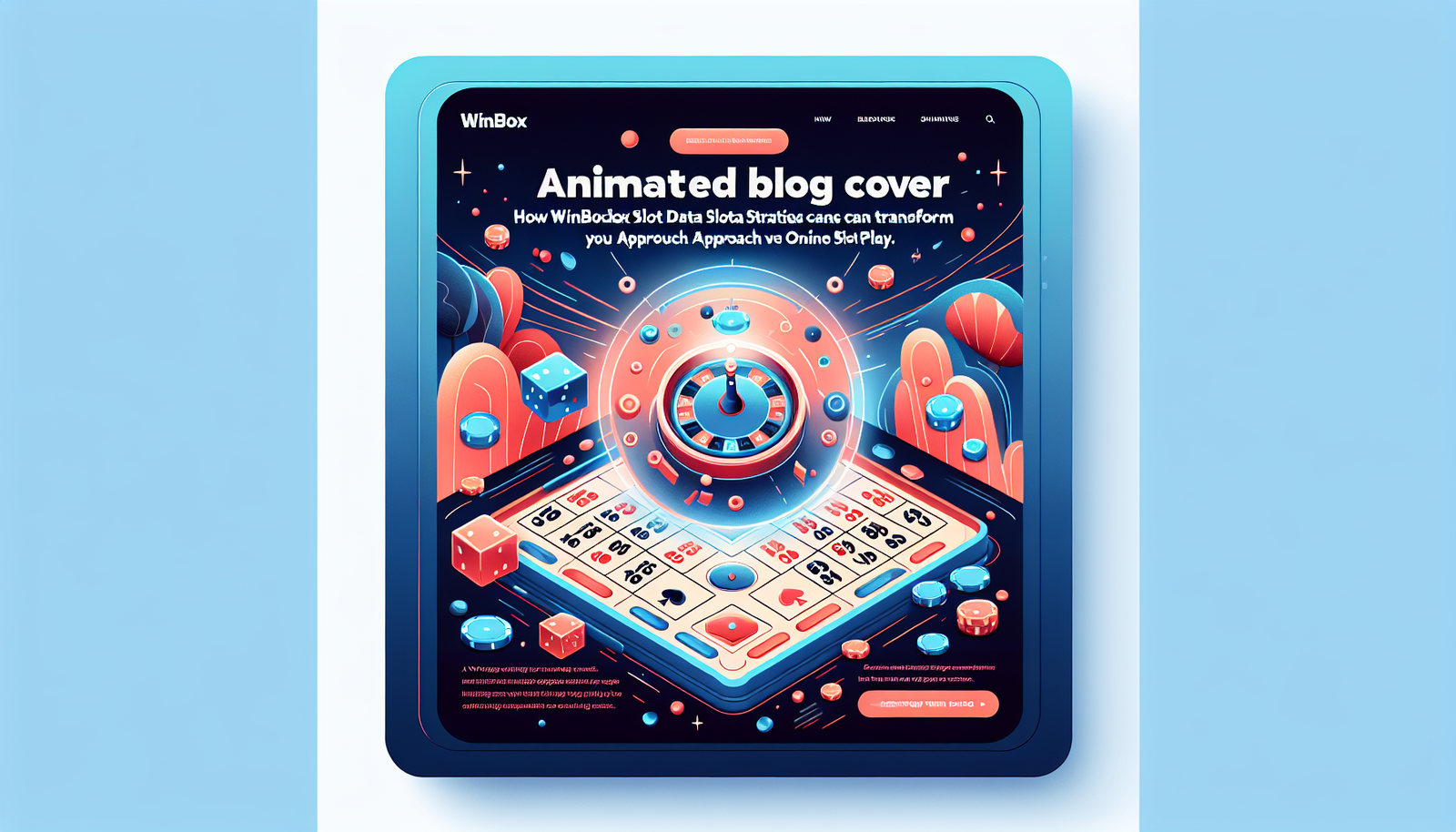 Animated illustration for How Winbox Slot Data for Predictive Casino Strategies Can Transform Your Approach to Online Slot Play by winbox